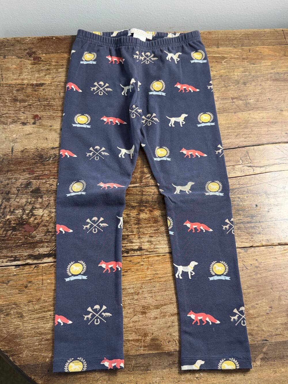 The Beaufort Bonnet Company Navy Horse leggings size 5